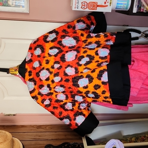 Kenzo X H&M | 100% Silk Reversible Kimono Jacket Floral Rose Jungle Animal - Picture 5 of 5